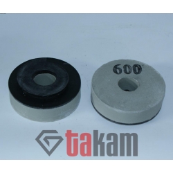 Kamienie szlifierskie okrągłe śr. 100 mm - żywiczne, wałek